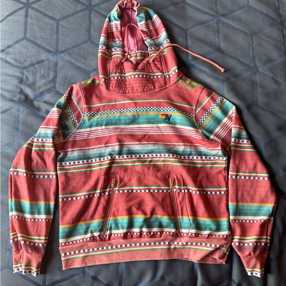 Aviator Nation Ninja Hoodie Unisex Mens Women's Sweatshirt XL Serape Tulum